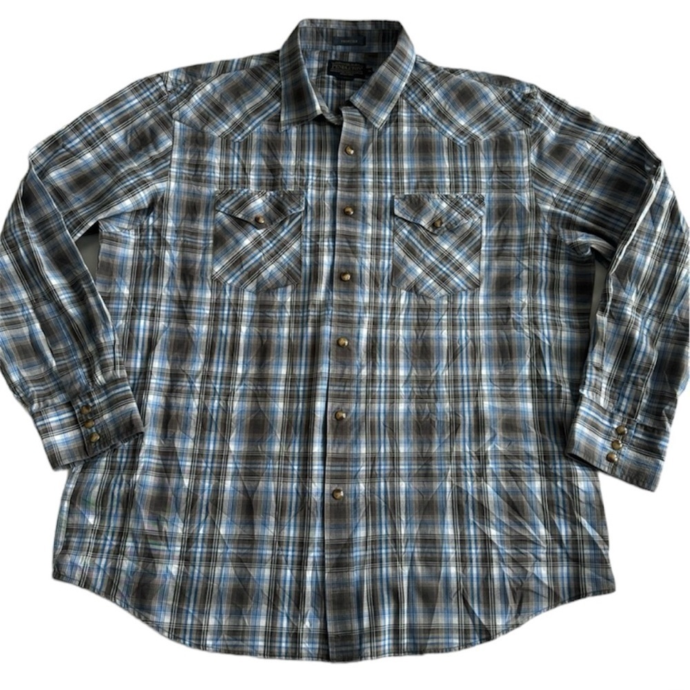 Pendleton Frontier Plaid Snap Shirt
